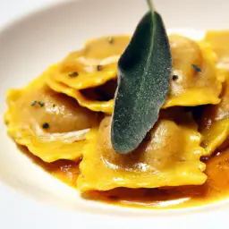 Teaser Image: Butternut Squash Ravioli with Brown Butter Sage Sauce